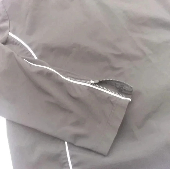 Champion Elite L Black Jacket White Trim Full Zip - Picture 6 of 9